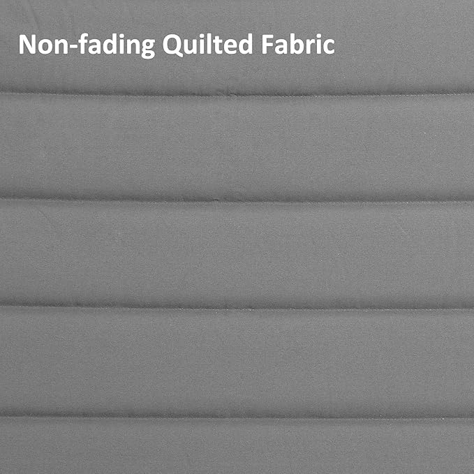 SUNCREAT Portable Double Hammock with Hardwood Spreader Bar, Extra Large Outdoor Hammock with Soft Pillow, 475 lbs Capacity, Light Gray