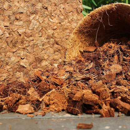 Coco Chips for Plants (650gm Bricks, 5-Pack) - Organic Coco Coir Chips - Coconut Husk Chips for Potting Soil, Garden Soil, & Seed Starter Soil - Coconut Mulch for Garden - Coconut Chips for Plants