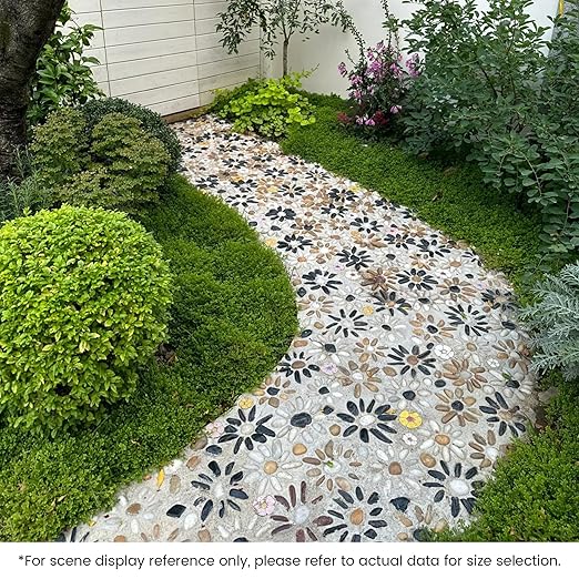 SIDONG 5 LB Mixed River Rocks, 0.3-0.5 Inches High Polished Pebbles for Indoor Plants, Aquarium Rocks Used in Fish Tank, Decorative Stones for Plants, Vases, Home Décor, Crafting, Garden Landscaping