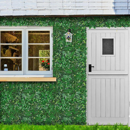 Grass Wall 20"x20" Pack of 12, Artificial Boxwood Panels, Privacy Hedge Fence Screen with UV Protection, Greenery Backdrop for Indoor Home Wedding Decor and Outdoor Garden Backyard