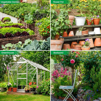 100FT 1/4 inch Drip Irrigation Tubing Blank Distribution Garden Watering Tube Line for DIY Quick-Connect Drip Irrigation Parts and Drip Systems, Green