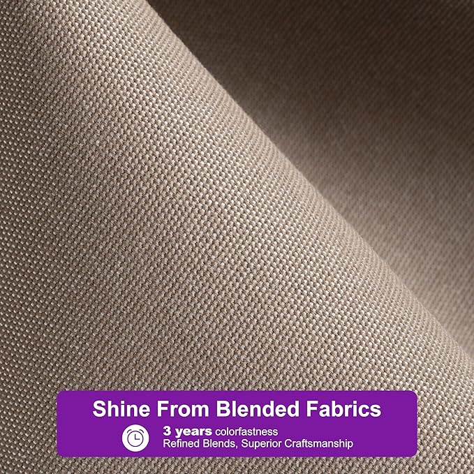 PURPLE LEAF 9' X 11.5' Rectangle Patio Umbrella Outdoor Large Aluminum Cantilever Umbrella with 3-Year Fade Resistance Recycled Fabric and 360-degree Rotation for Deck Pool Garden, Ash Mocha