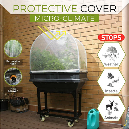 Vegepod - Raised Garden Bed - Self Watering Container Garden Kit with Protective Cover, Easily Elevated to Waist Height, 10 Years Warranty (Small)