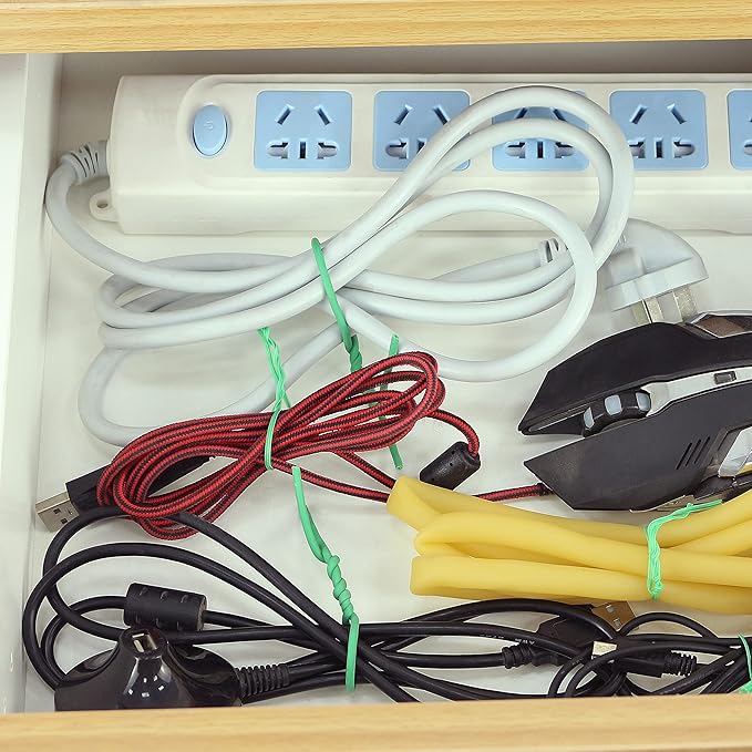 Gardzen 65ft Soft Garden Wire, Reusable Plant Ties, Rubber Coated Training Wire for Supporting Indoor Outdoor Plants and Home Organizing