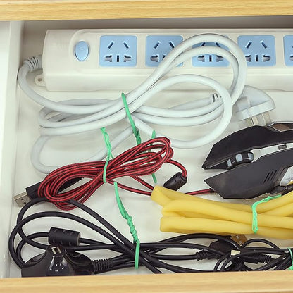 Gardzen 65ft Soft Garden Wire, Reusable Plant Ties, Rubber Coated Training Wire for Supporting Indoor Outdoor Plants and Home Organizing