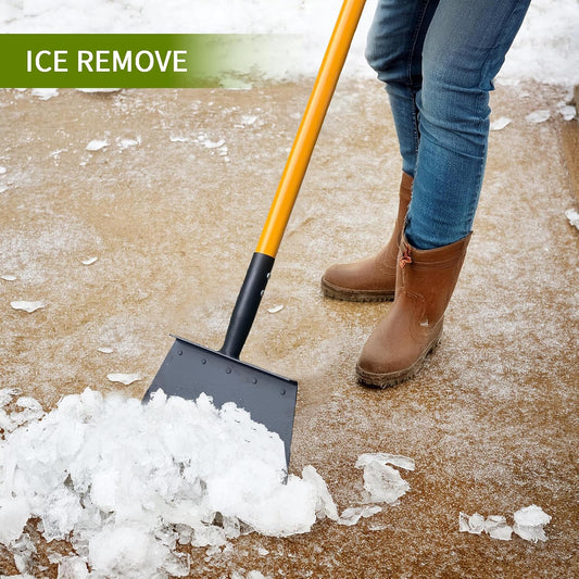 Multifunctional Cleaning Shovel, Heavy Duty Flat Square Spade Tool for Garden Outdoor Landscaping Weeding -51Inch