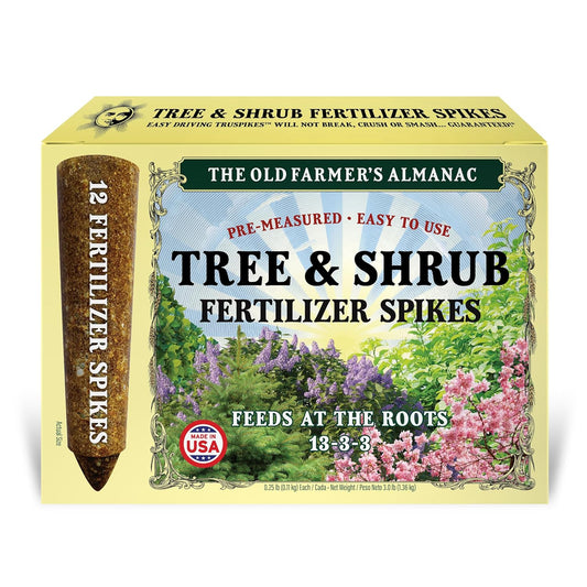 The Old Farmer's Almanac Tree & Shrub Fertilizer Spikes (Box of 12 Spikes - 3 Lbs)