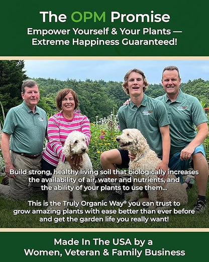 Organic Plant Magic - Truly Organic™ Long-Lasting Spreadable Plant Food: All-Purpose Fertilizer Granules for All Flower Vegetable Herb Fruit Tree Shrub Container Garden & House Plants [One 20 lb Bag]