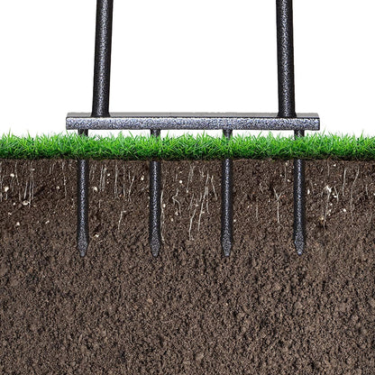 Yard Butler Aerators - Durable for Easy Lawn Care & Healthy Growth - Prevent Lawn Damage by Breaking Up Compaction - Ergonomic Gardening Tool, Spike Aerator