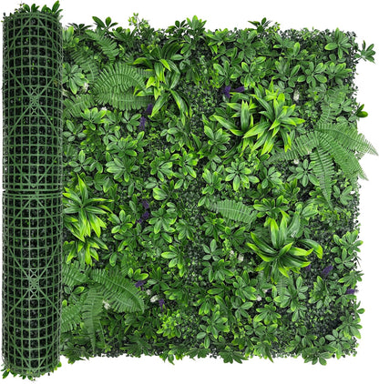 Artificial Green Boxwood Grass Wall Roll: 40"x120"(33.5 SQFT) UV Protected Ivy Privacy Hedge Fence Screen for Chain Link Fences Panel Indoor,Outdoor Patio Balcony & Garden