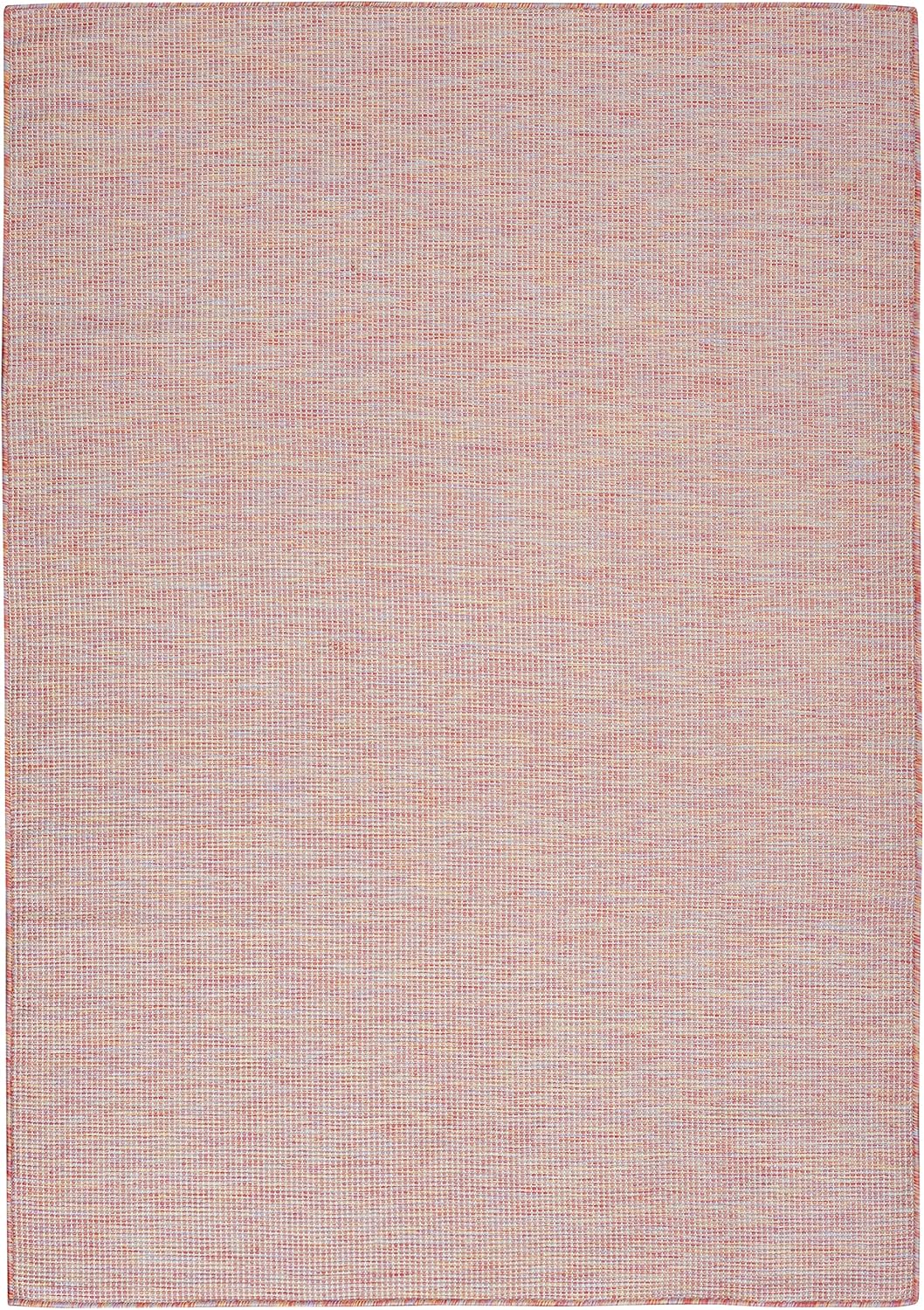 Nourison Home Positano Indoor/Outdoor Rainbow 6' x 9' Area Rug, Easy Cleaning, Non Shedding, Bed Room, Living Room, Dining Room, Backyard, Deck, Patio (6x9)