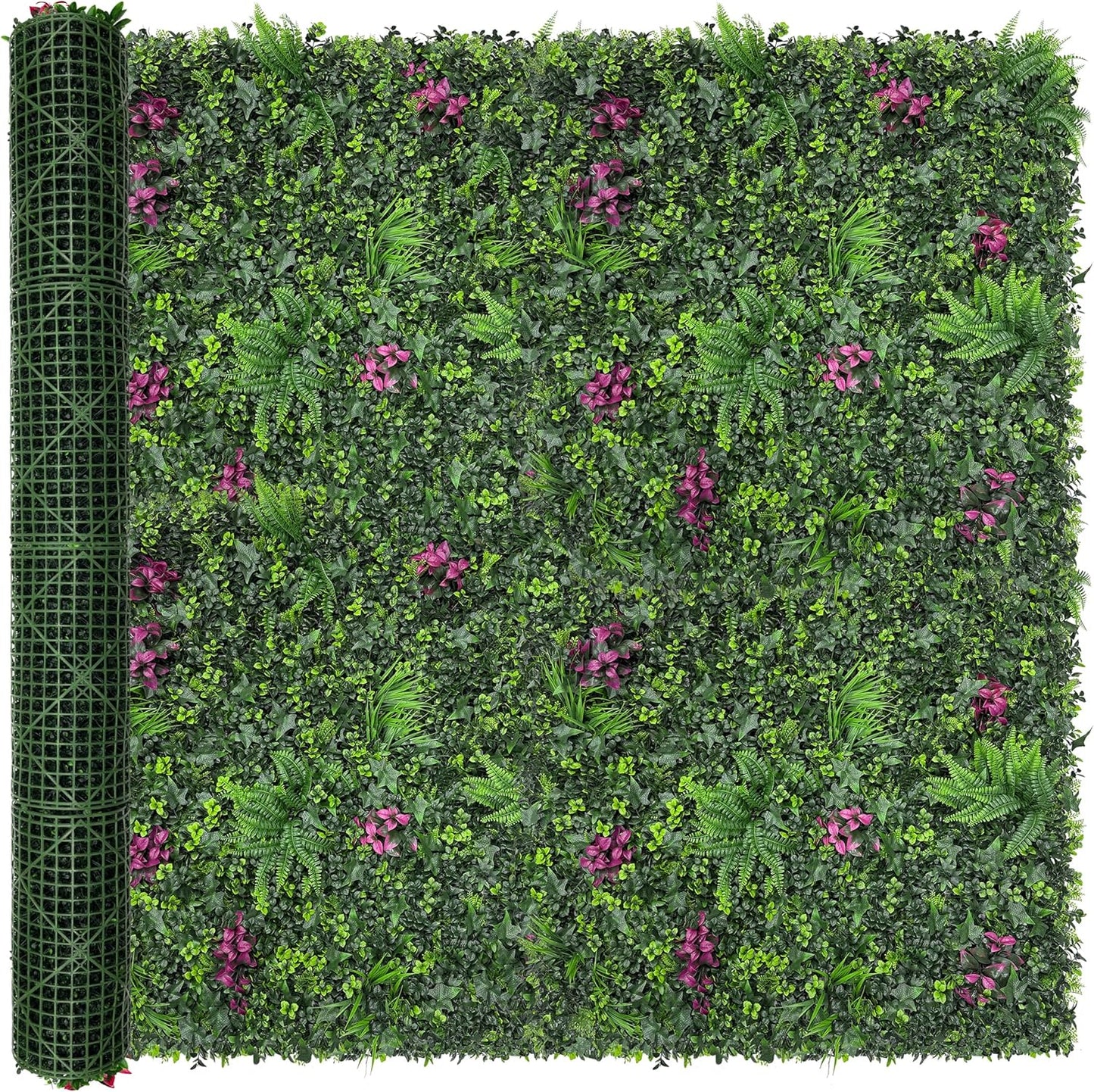 Greenery Grass Wall Boxwood Plant Roll: 72"x128"(64 SQFT with UV Resistant Green Leaves Faux for Interior Panel, Greenery Backdrop,Garden and Indoor Outdoor Wall&Fence Covering Privacy