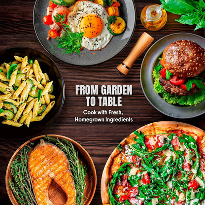 15 Medicinal & Herbal Tea Seeds Variety Pack Home Garden Kit Plant Markers 2950+ Non-GMO Heirloom Indoor Hydroponic Outdoors Planting Herb Anise Basil Calendula Fennel Mint Rosemary Lavender Chamomile