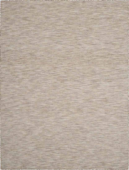 Nourison Positano Indoor-Outdoor Beige 8' x 10' Area Rug, Easy Cleaning, Non Shedding, Bed Room, Living Room, Dining Room, Backyard, Deck, Patio (8x10)