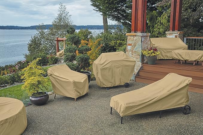 Classic Accessories Terrazzo Patio Lounge Chair Cover, Patio Furniture Covers