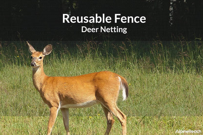 AlpineReach Garden Netting 15 x 30 ft Heavy Duty Bird Net, Deer, Plant Protection Extra Strong Woven Mesh, Reusable Kit with Zip Ties, Animal Fencing for Fruits Trees, Green