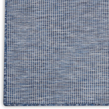 Nourison Positano Indoor/Outdoor Navy Blue 3' x 5' Area Rug, Easy Cleaning, Non Shedding, Bed Room, Living Room, Dining Room, Backyard, Deck, Patio (3x5)