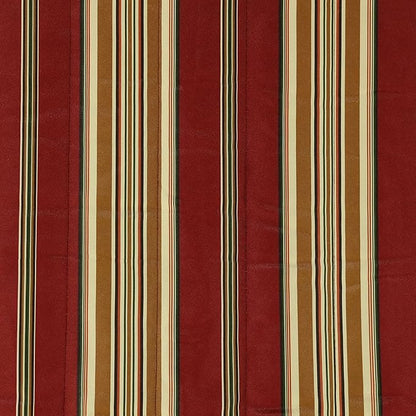 Sunnydaze Double Quilted Fabric Hammock with Universal Steel Stand - 450-Pound Capacity - Black Stand - Red Stripes