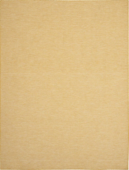 Nourison Positano Indoor-Outdoor Yellow 8' x 10' Area Rug, Easy Cleaning, Non Shedding, Bed Room, Living Room, Dining Room, Backyard, Deck, Patio (8x10)
