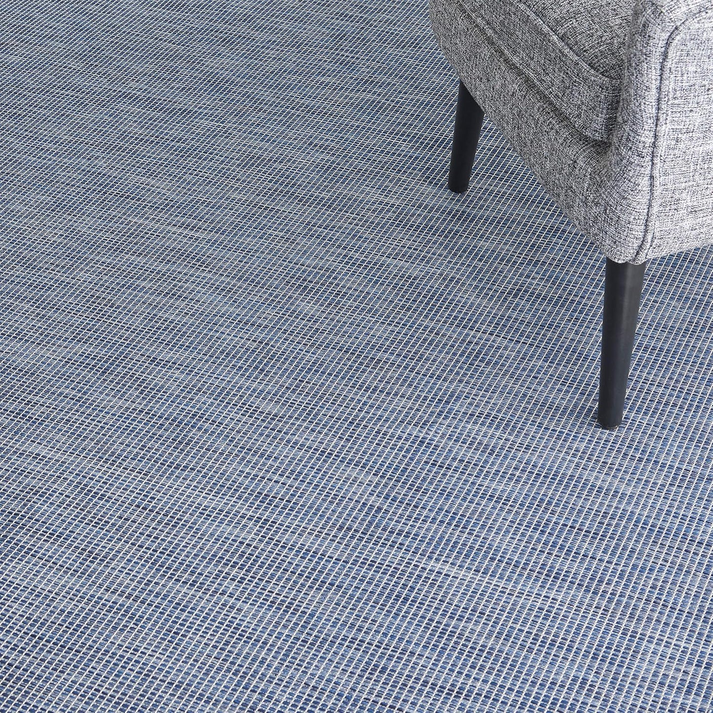 Nourison Positano Indoor-Outdoor Navy Blue 5' x 7' Area Rug, Easy Cleaning, Non Shedding, Bed Room, Living Room, Dining Room, Backyard, Deck, Patio (5x7)